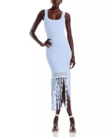 SIMKHAI Signa Fringe Dress Bloomingdales at Bloomingdales